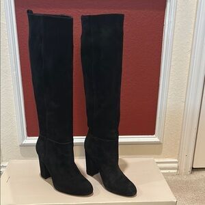 Sam Edelman  Black suede Knee-High Women's Boots like new